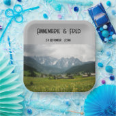 Wildblume im Freien Pappteller (Party)