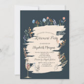 Wildblume im Frühjahr, Glass-Rente Einladung (Vorderseite)