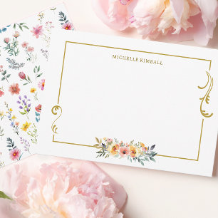 Wildblume im Frühjahr Mitteilungskarte