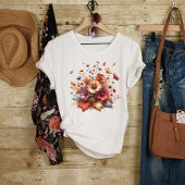 Wildblume im Herbst Tri-Blend Shirt