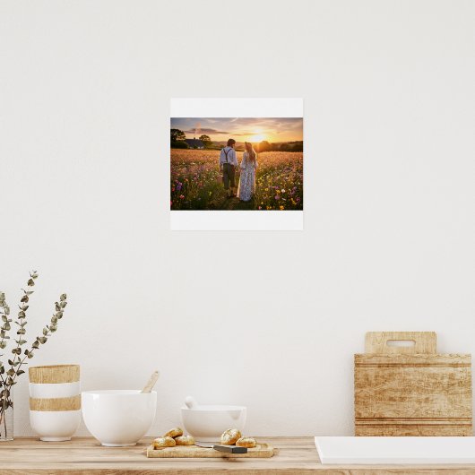 Wildblume im Kernbereich Poster (Küche)