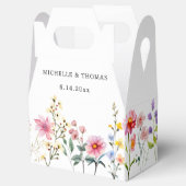 Wildblume im Wasser Frühjahr Sommerhochzeit Geschenkschachtel (Geöffnet)