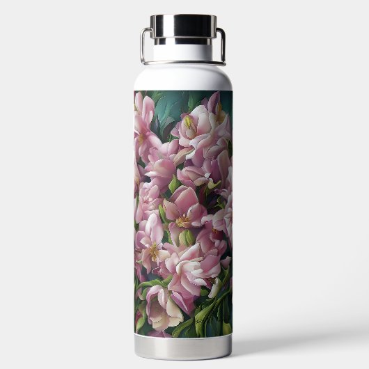 Wildblume Impressionen Trinkflasche (Rückseite)