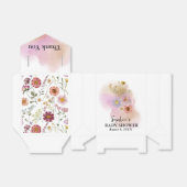 Wildblume in Blütendusche Geschenkschachtel (Ungefaltet)