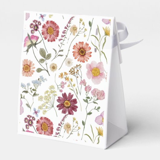 Wildblume in Blütendusche Geschenkschachtel (Rückseite)