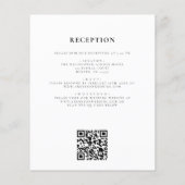 Wildblume in einem QR-Code Flyer (Hinten)