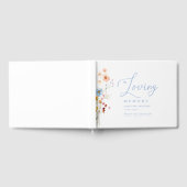 Wildblume "In Love Memory" Beerdigung Gästebuch (Voll)