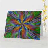 WILDBLUME IN SPIRALE 12 KARTE (Gelbe Blume)