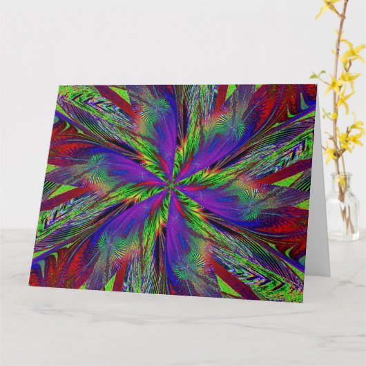 WILDBLUME IN SPIRALE 13 KARTE (Gelbe Blume)