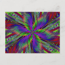 WILDBLUME IN SPIRALE 13 Postkarte