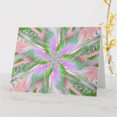 WILDBLUME IN SPIRALE 14 KARTE (Gelbe Blume)