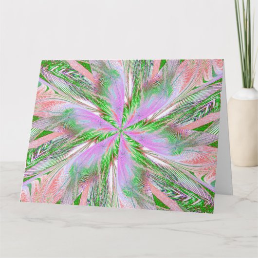 WILDBLUME IN SPIRALE 14 KARTE (Vorderseite)