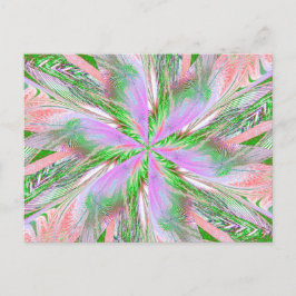 WILDBLUME IN SPIRALE 14 Postkarte