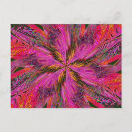 WILDBLUME IN SPIRALE 15 Postkarte