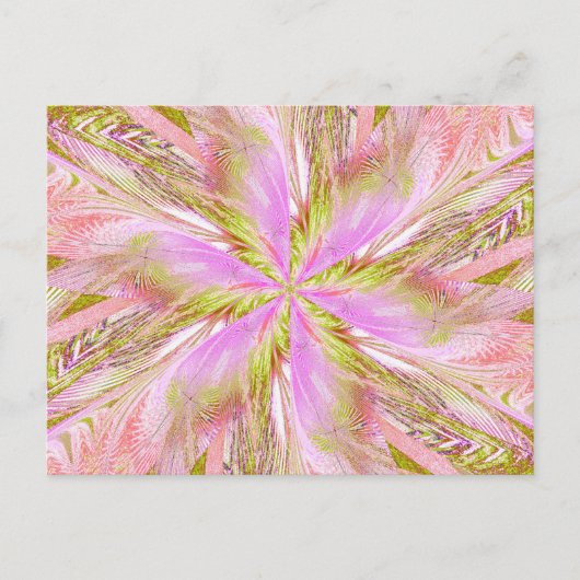 WILDBLUME IN SPIRALE 16 Postkarte (Vorderseite)