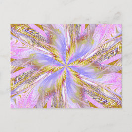 WILDBLUME IN SPIRALE 17 Postkarte