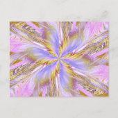 WILDBLUME IN SPIRALE 17 Postkarte (Vorderseite)