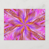 WILDBLUME IN SPIRALE 18 Postkarte (Vorderseite)