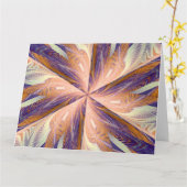 WILDBLUME IN SPIRALE 1 KARTE (Gelbe Blume)