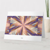 WILDBLUME IN SPIRALE 1 KARTE (Rückseite)