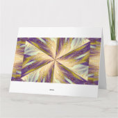 WILDBLUME IN SPIRALE 2 KARTE (Rückseite)