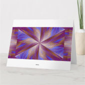 WILDBLUME IN SPIRALE 5 KARTE (Rückseite)