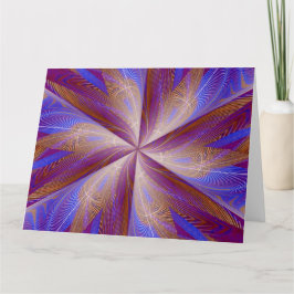 WILDBLUME IN SPIRALE 5 KARTE