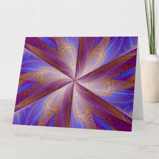 WILDBLUME IN SPIRALE 5 KARTE (Vorderseite)