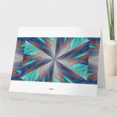 WILDBLUME IN SPIRALE 6 KARTE (Rückseite)