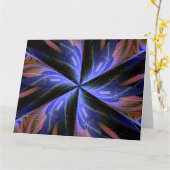 WILDBLUME IN SPIRALE 8 KARTE (Gelbe Blume)