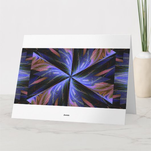 WILDBLUME IN SPIRALE 8 KARTE (Rückseite)