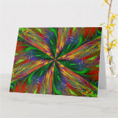 WILDBLUME IN SPIRALE 9 KARTE (Gelbe Blume)