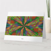 WILDBLUME IN SPIRALE 9 KARTE (Rückseite)