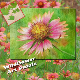 Wildblume Indianerpuzzle Feuerrad Blume Puzzle