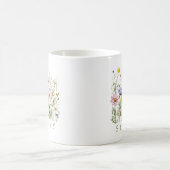 Wildblume Individuelle Name Kaffeetasse (Mittel)