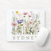 Wildblume Individuelle Name Mousepad (Mit Mouse)