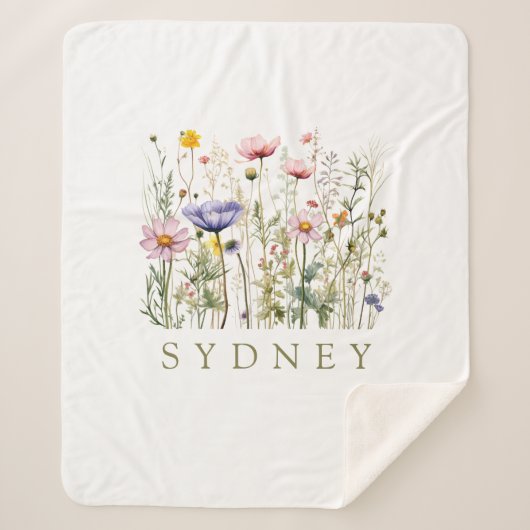 Wildblume Individuelle Name Sherpadecke (Vorderseite)