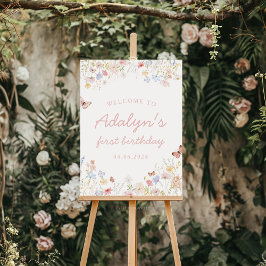 Wildblume ist nicht ihr Geburtstagszeichen Poster