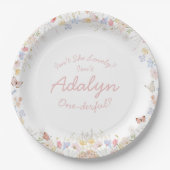 Wildblume ist nicht ihr hinterhältiger Teller (Vorderseite)