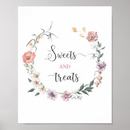 Wildblume ist unterwegs Frühlingsdusche Poster