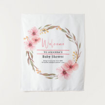 Wildblume ist unterwegs mit rosa Babydusche