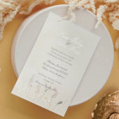 Wildblume Jars Boho Einladung zur Hochzeit