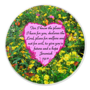 WILDBLUME JEREMIAH 29:11 FOTO KERAMIKKNAUF
