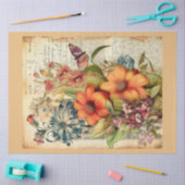 Wildblume Junk Journal Design 12 Seidenpapier (Basteln)