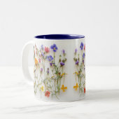 Wildblume Kaffee Tasse (Vorderseite Links)