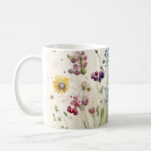 Wildblume Kaffeetasse (Links)