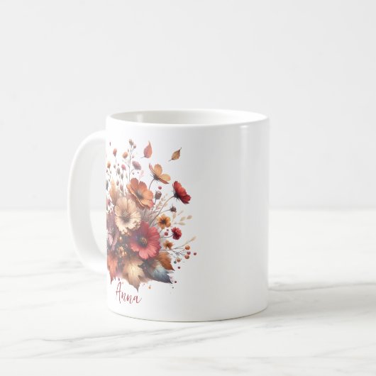 Wildblume Kaffeetasse (Vorderseite Links)