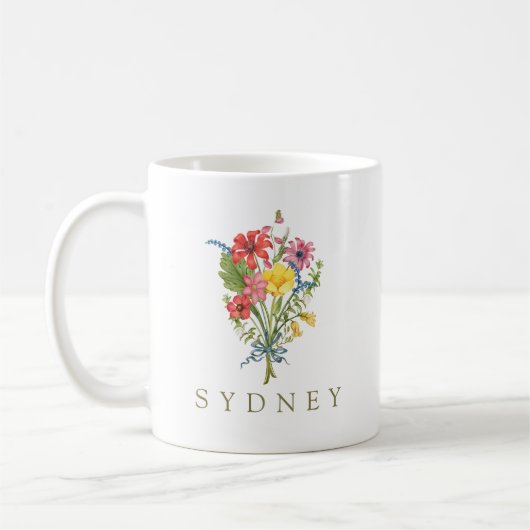 Wildblume Kaffeetasse (Links)