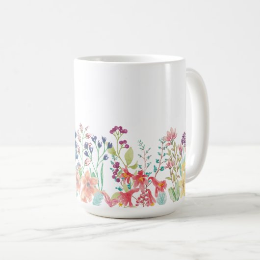 Wildblume Kaffeetasse (VorderseiteRechts)