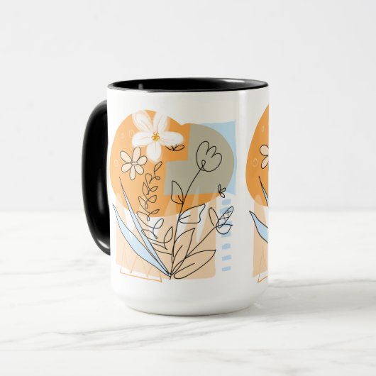 Wildblume Kaffeetassen (Vorderseite Links)